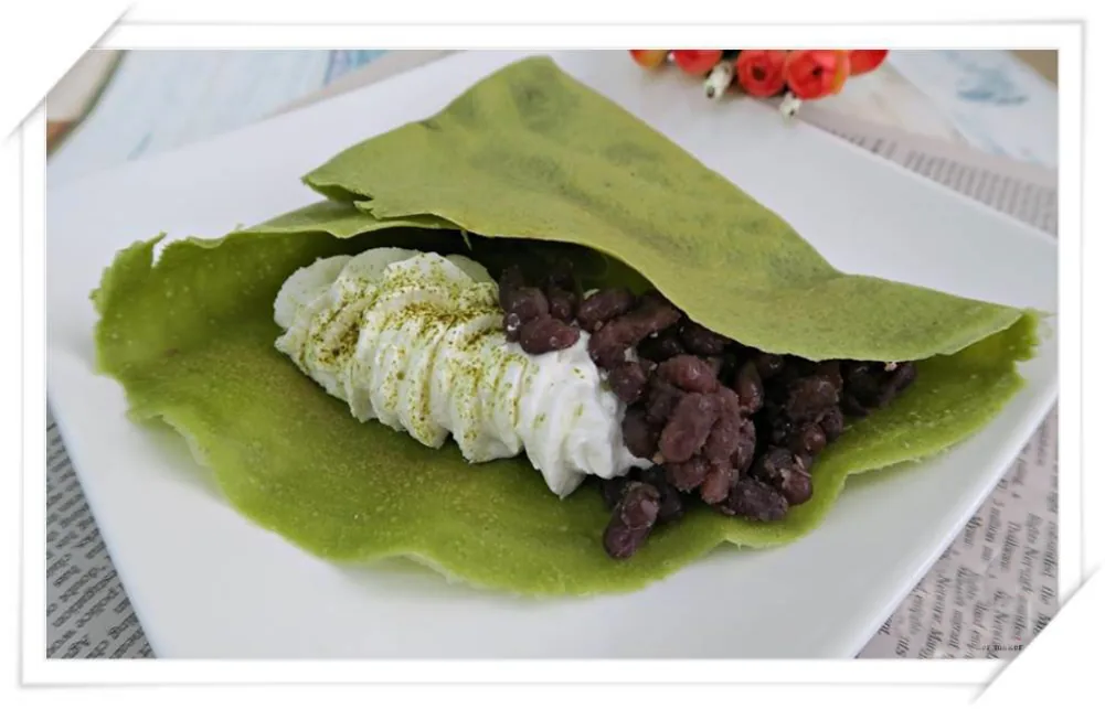 Crêpes de matcha
